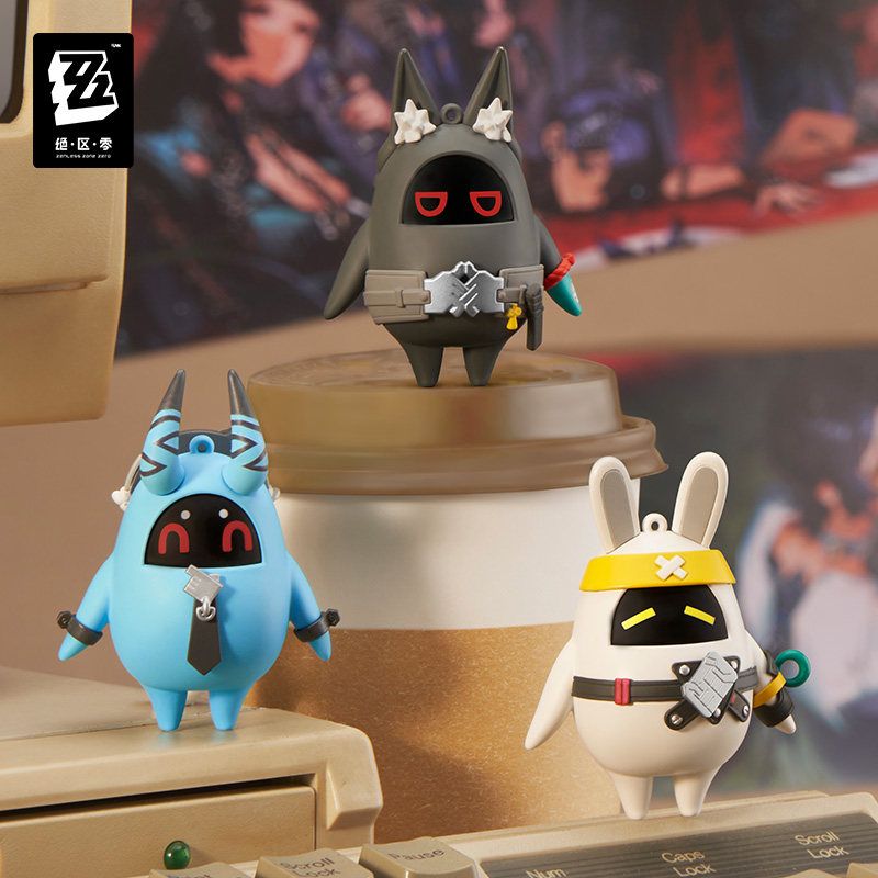 【ゼンゼロ・公式】　浅羽悠真 星見雅　蒼角ボンプ　フィギュアキーホルダー ゼンゼロ・公式】 星見雅ボンプ フィギュアキーホルダーBangboo