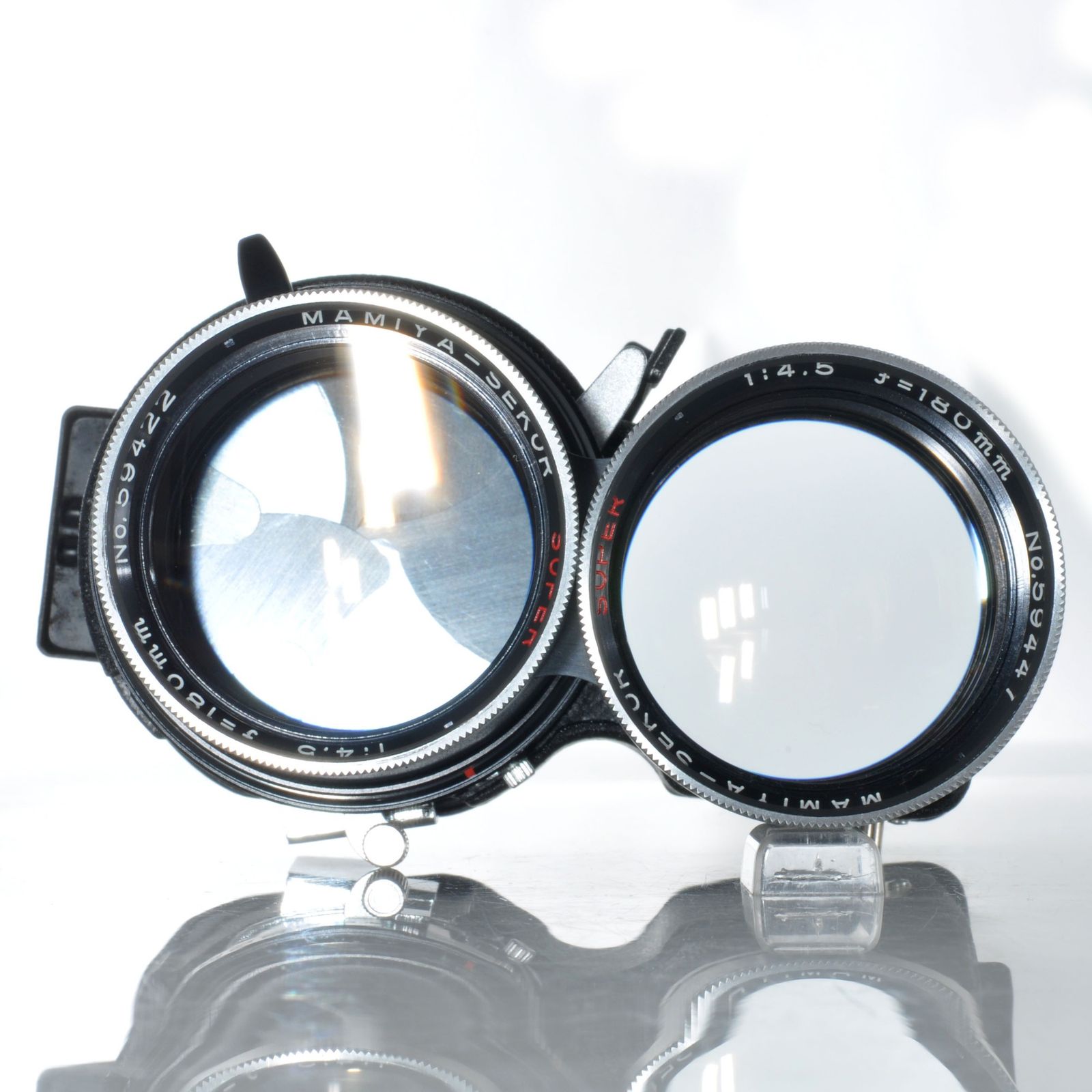 マミヤ】MAMIYA-SEKOR SUPER 180mm F4.5 二眼レフ用レンズ 動作良好