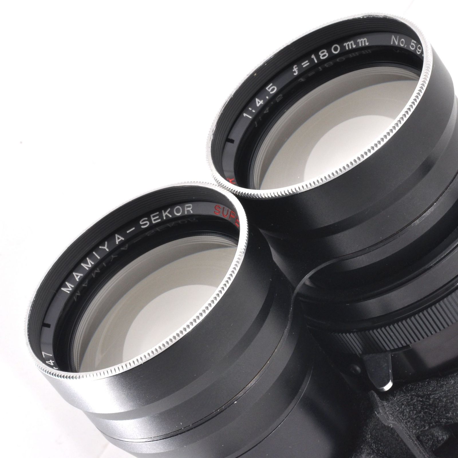 マミヤ】MAMIYA-SEKOR SUPER 180mm F4.5 二眼レフ用レンズ 動作良好