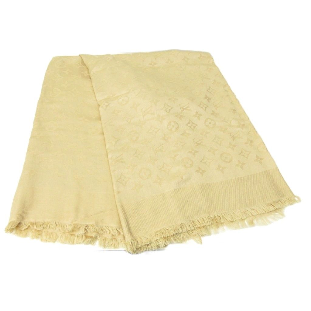 ルイヴィトン LOUIS VUITTON モノグラム ショール ストール ひざ掛け