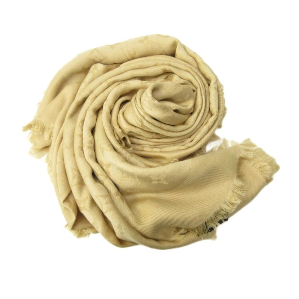 ルイヴィトン LOUIS VUITTON モノグラム ショール ストール ひざ掛け