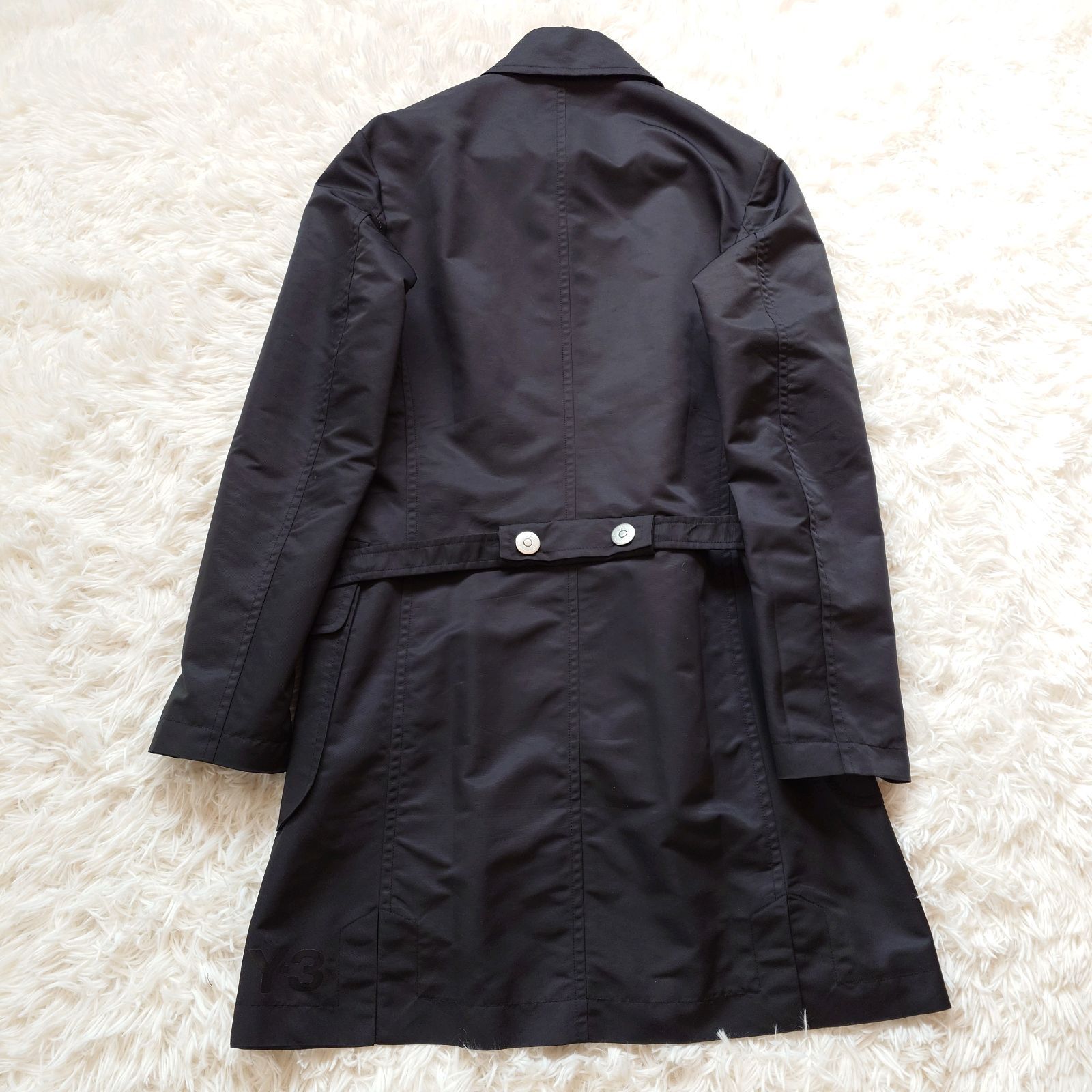 希少 Y-3 ワイスリー ヨウジヤマモト アディダス ステンカラーコート