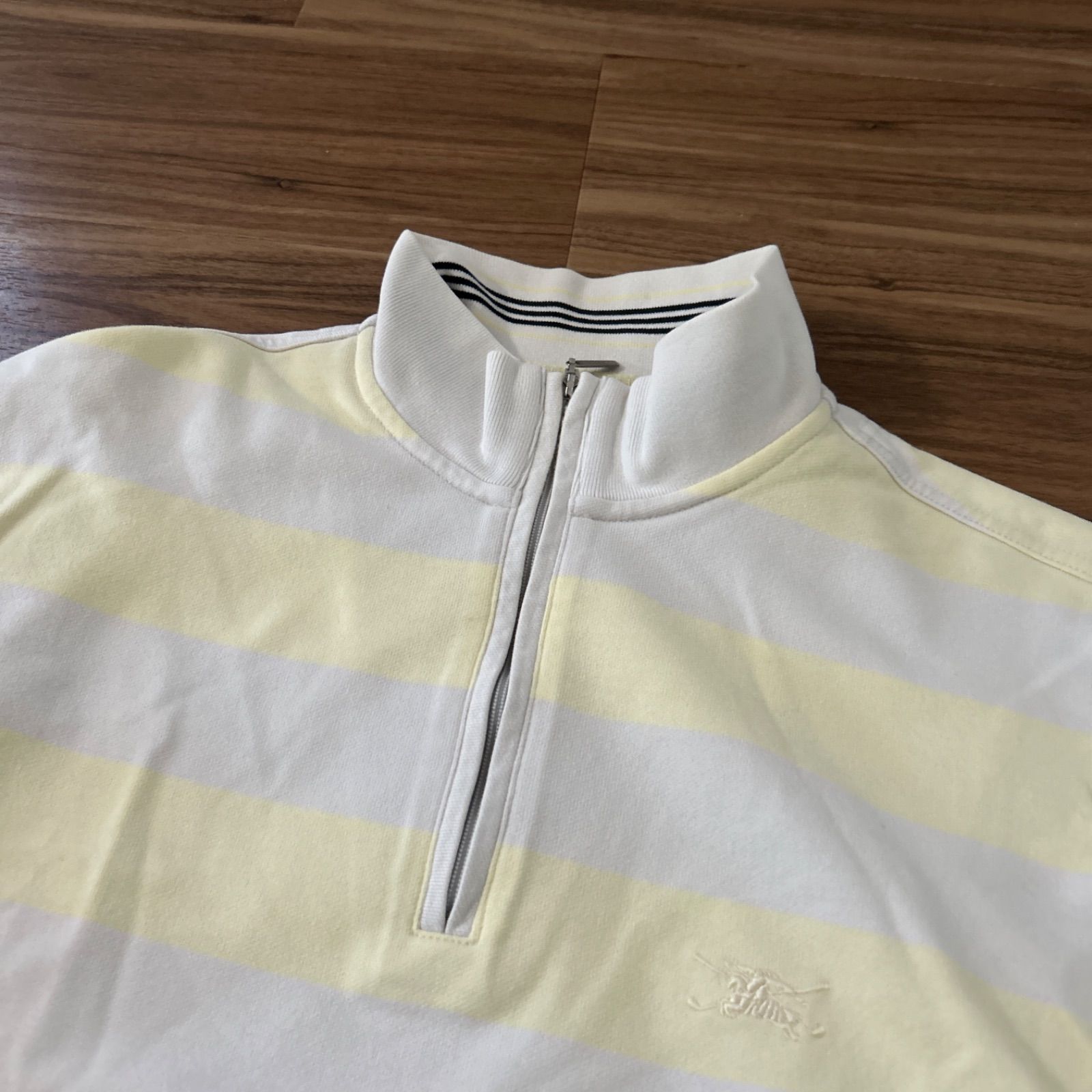 BURBERRY GOLF バーバリーゴルフ メンズ 長袖ハーフジップポロシャツ L