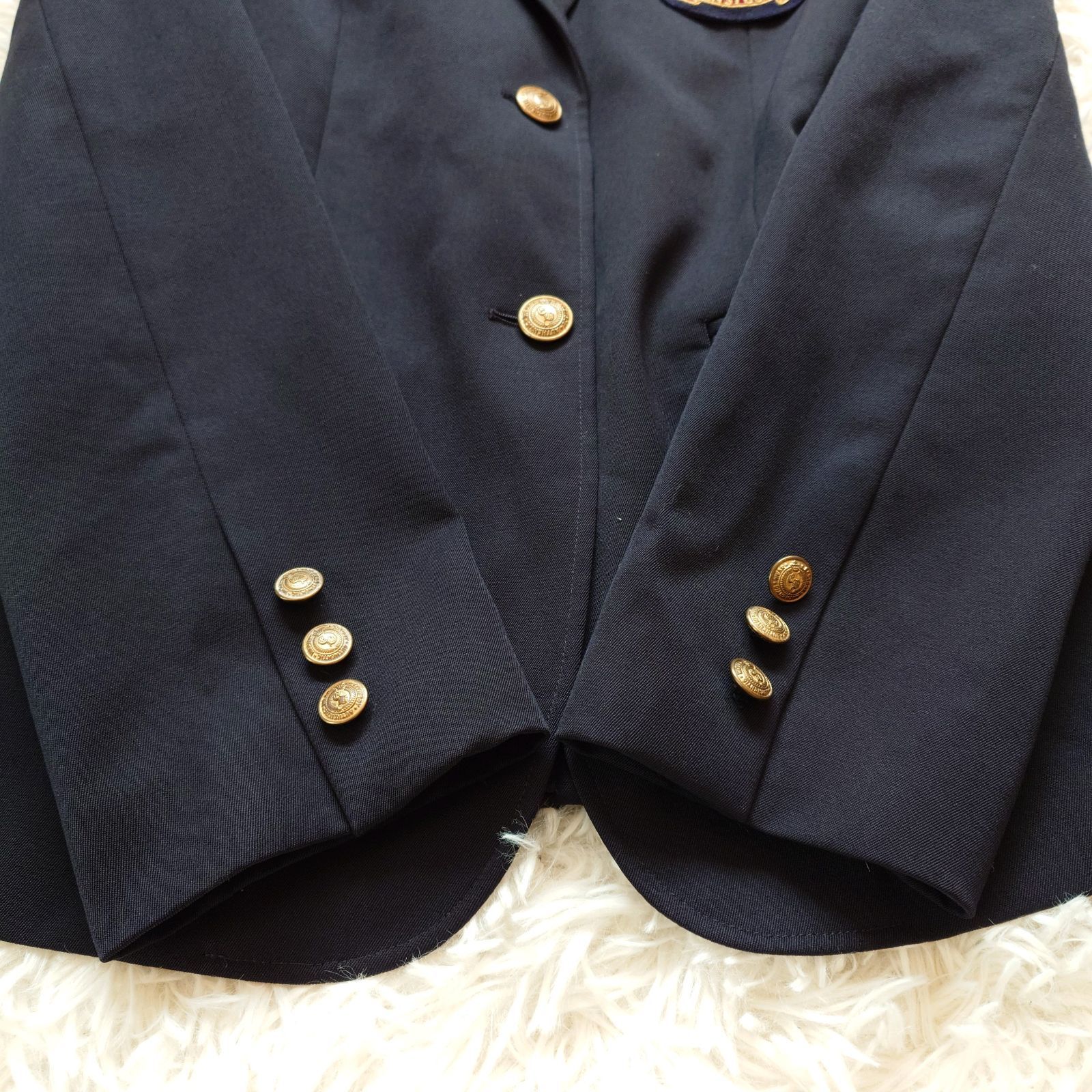 美品 イーストボーイ EASTBOY 紺ブレ テーラードジャケット 金ボタン