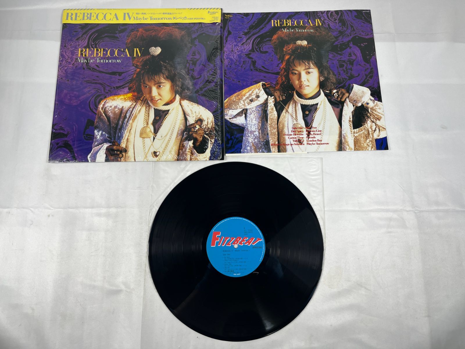 FITZBEAT SPECIAL REBECCA Ⅳ レベッカ Maybe Tomorrow 28AH1940 LP盤