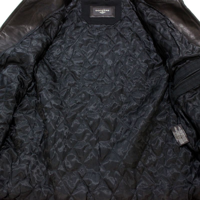 00s DOCKERS レザージャケット メンズ 表記Lサイズ - メルカリ