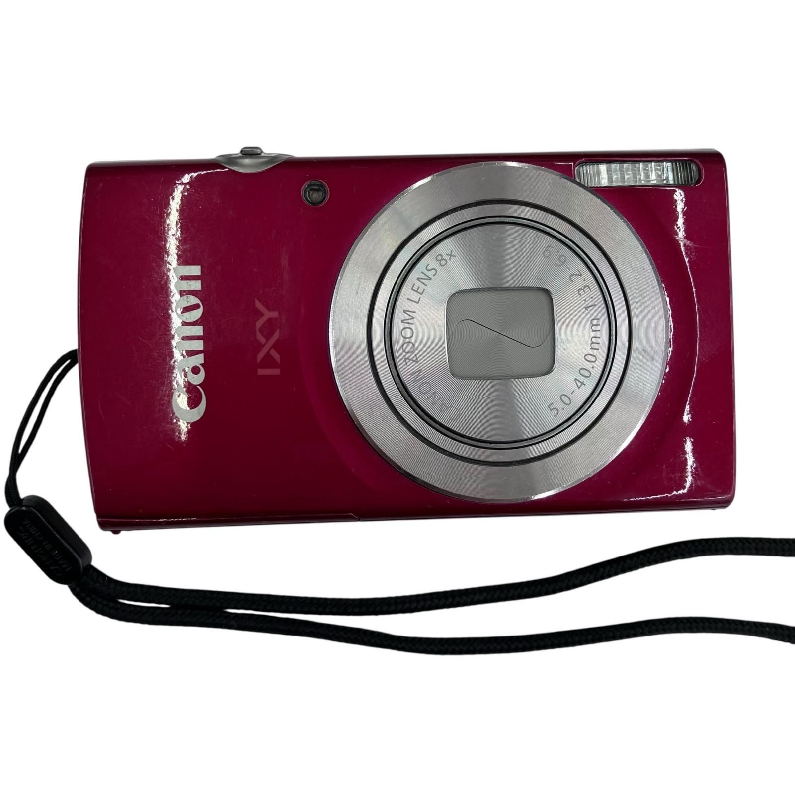 118011 動作未確認 canon キャノン デジカメ IXY 180 PC2275 レッド