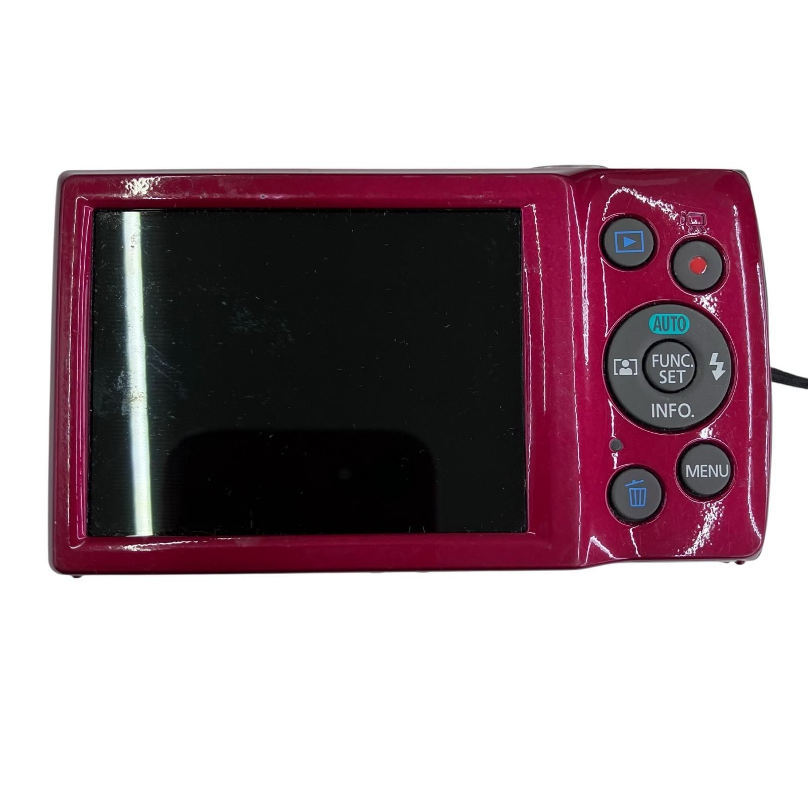 118011 動作未確認 canon キャノン デジカメ IXY 180 PC2275 レッド