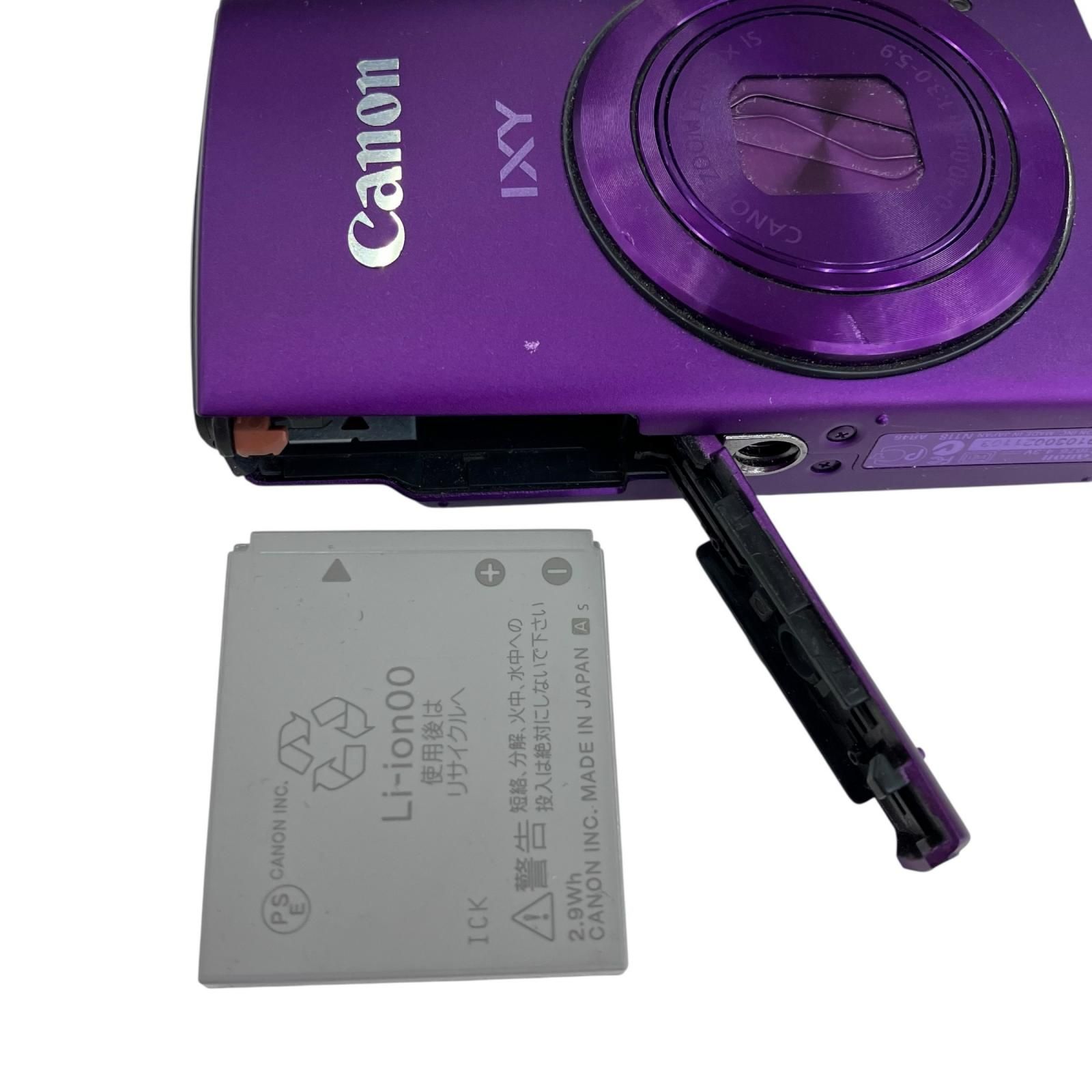 118011 動作未確認 canon キャノン デジカメ IXY 600F PC1676 パープル