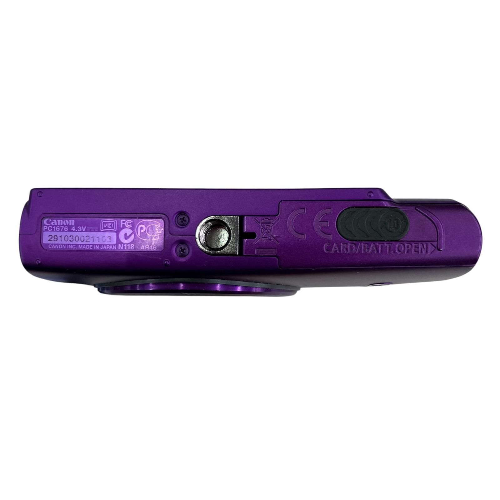 118011 動作未確認 canon キャノン デジカメ IXY 600F PC1676 パープル