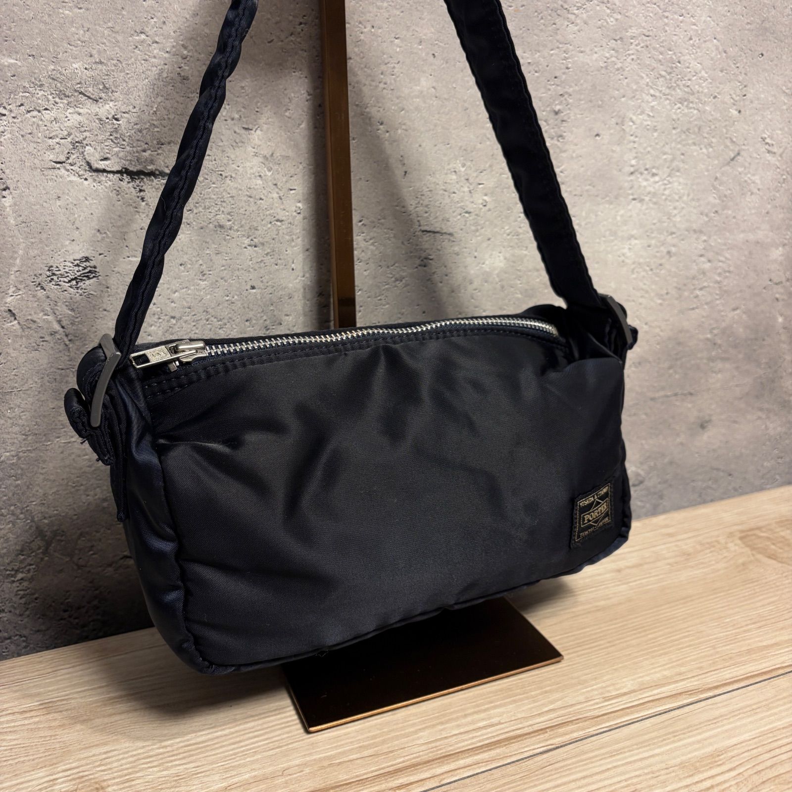 HEAD PORTER ヘッドポーター タンカー アイアンブルー ショルダー 