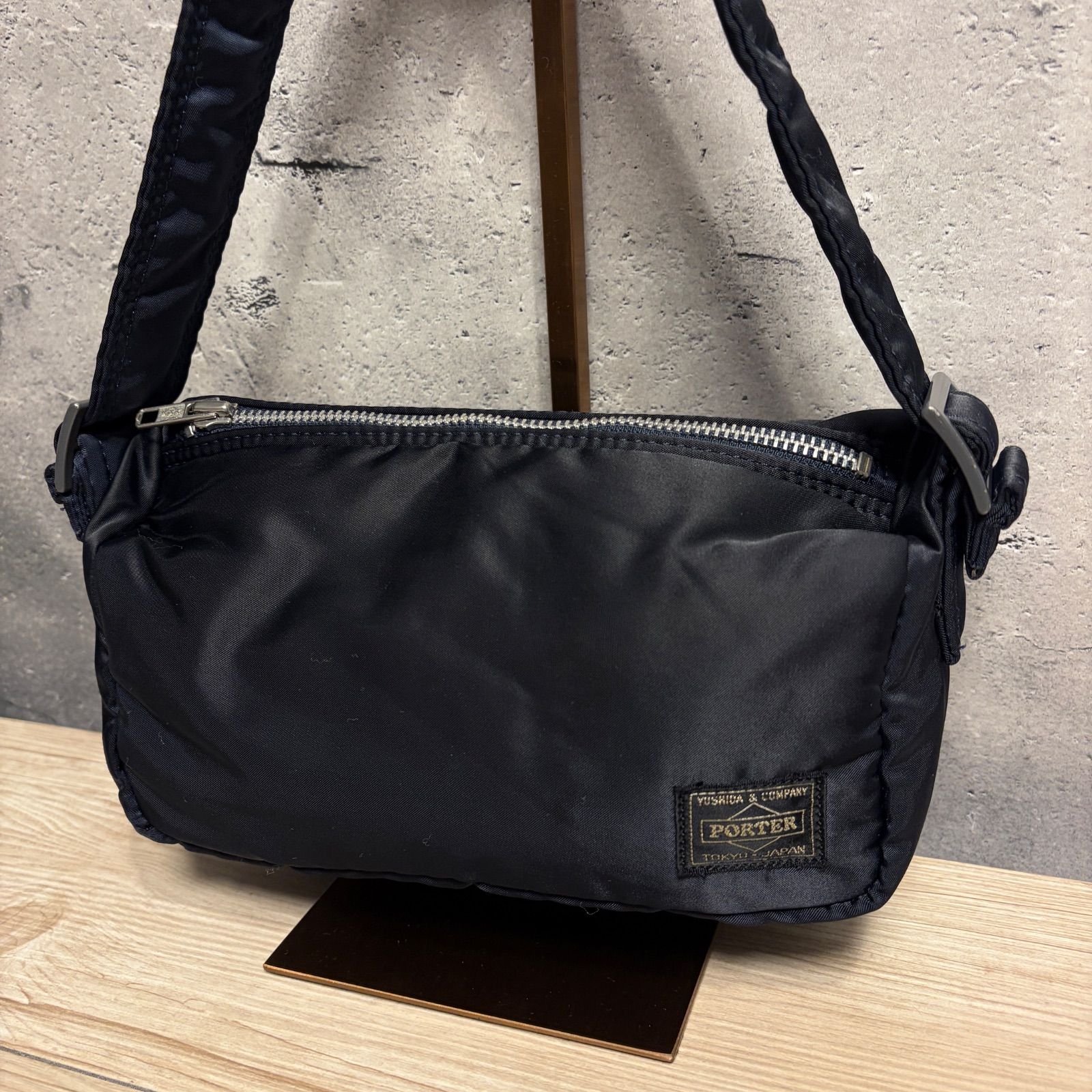 HEAD PORTER ヘッドポーター タンカー アイアンブルー ショルダー 
