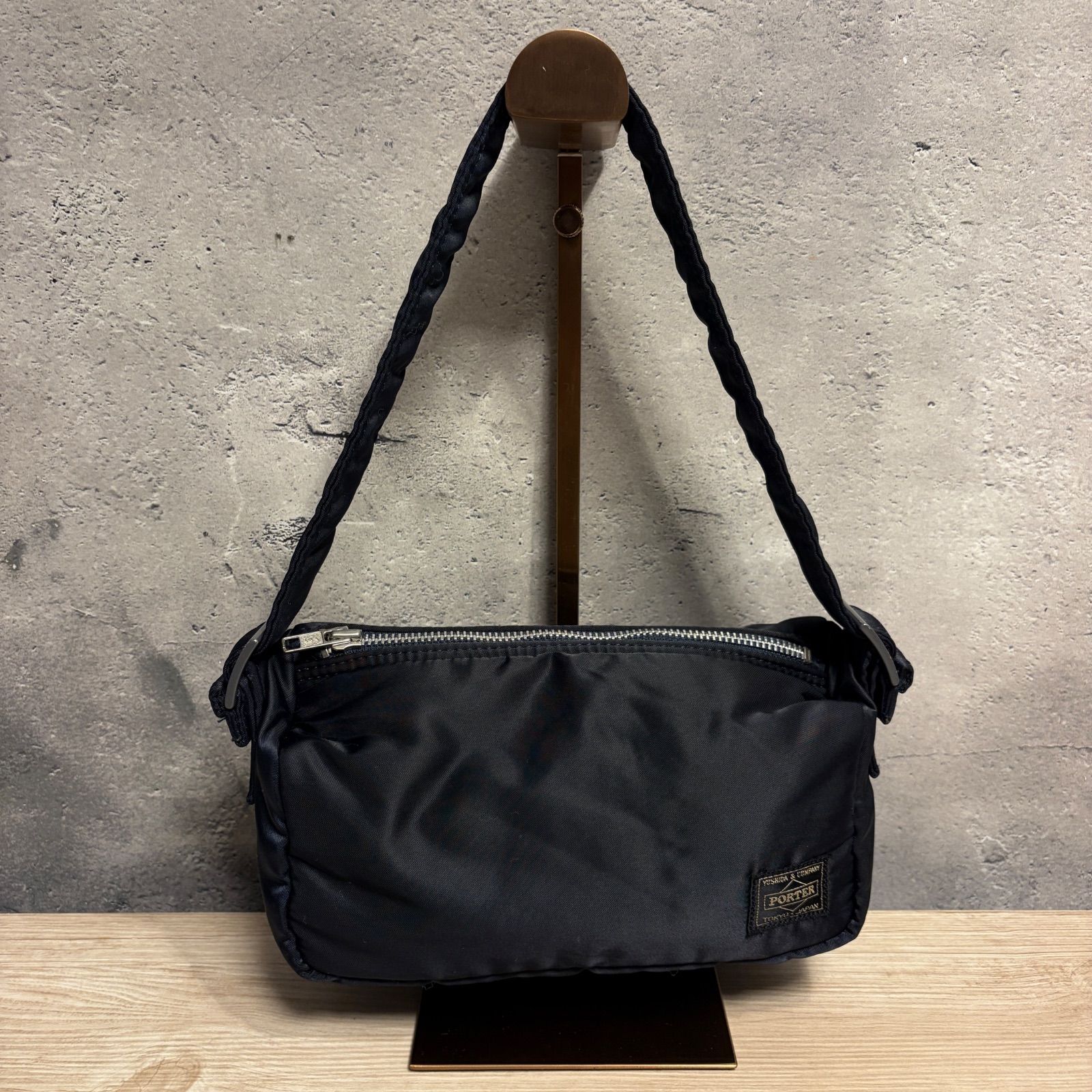 HEAD PORTER ヘッドポーター タンカー アイアンブルー ショルダー