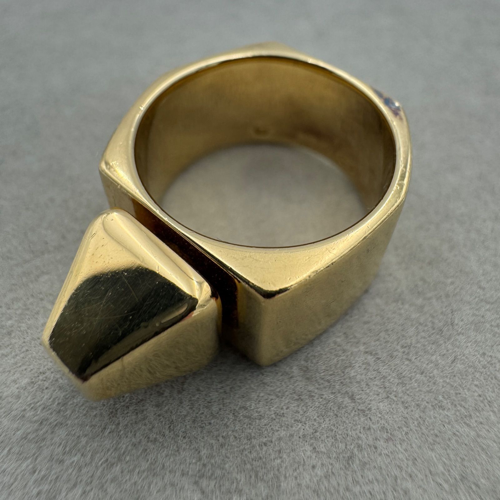 SAINT LAURENT サンローラン スタッズ リング ゴールド シルバー925 9