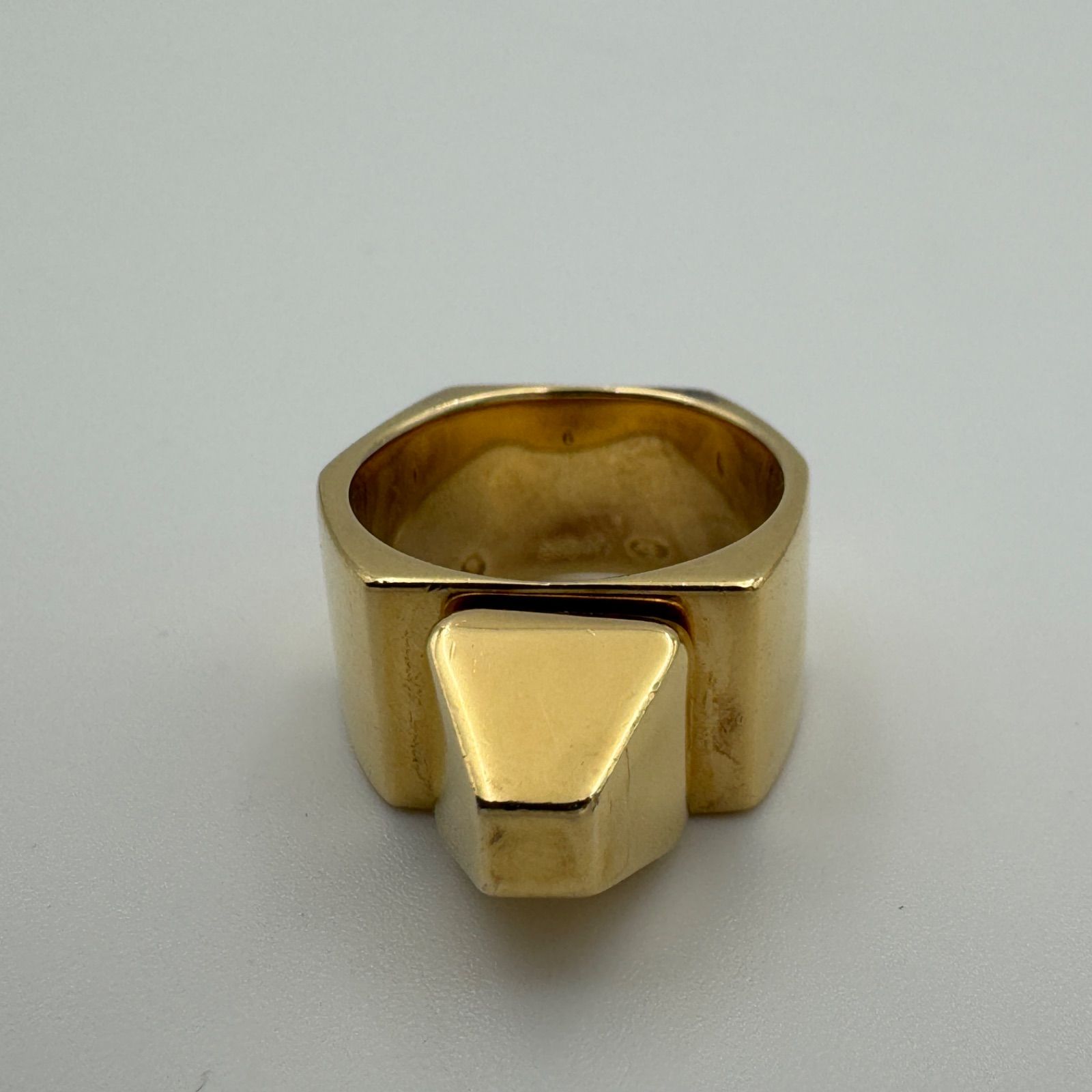 SAINT LAURENT サンローラン スタッズ リング ゴールド シルバー925 9