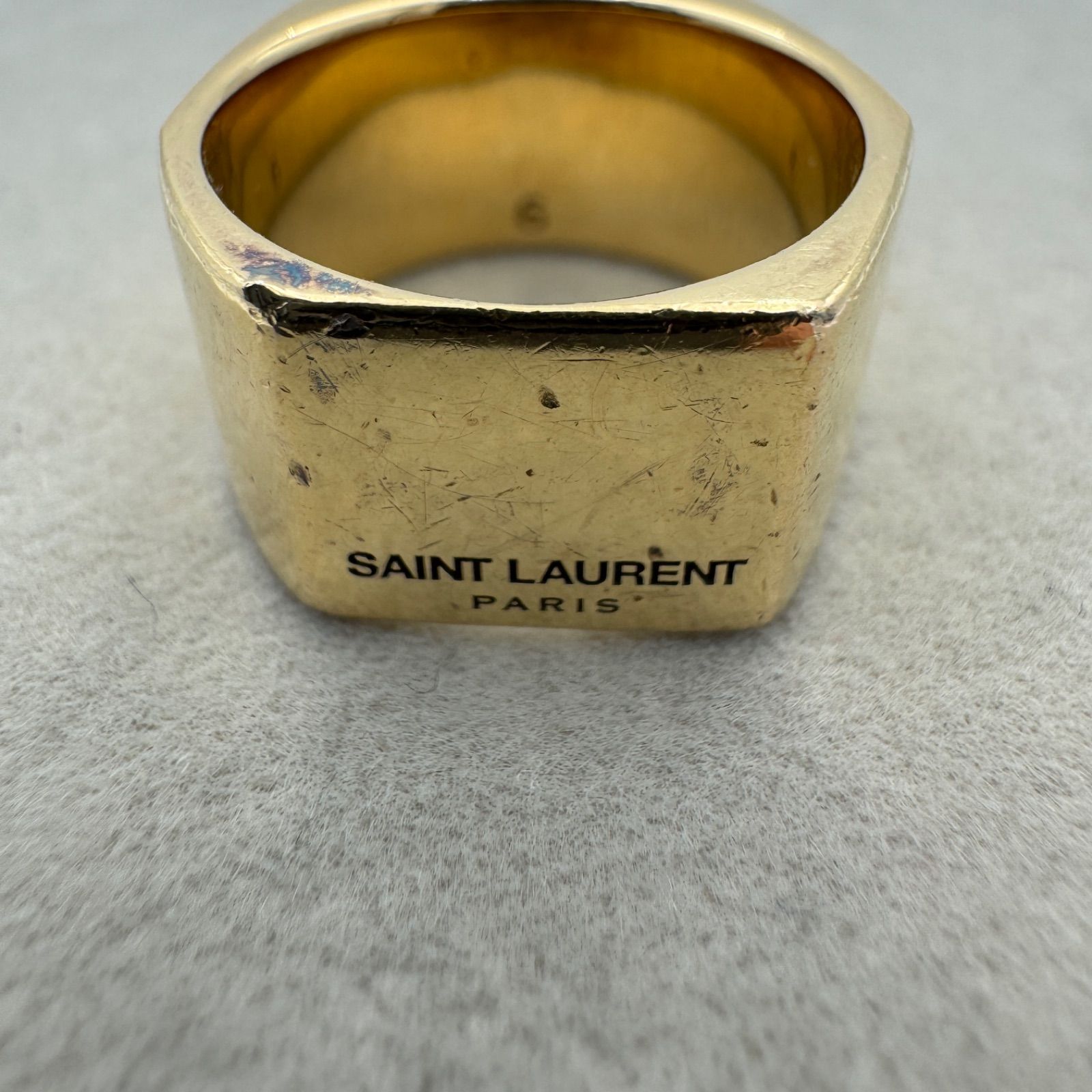 SAINT LAURENT サンローラン スタッズ リング ゴールド シルバー925 9