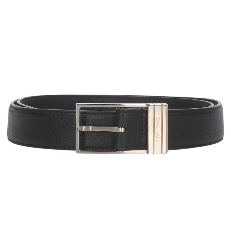 Dior Homme スクエアバックル レザーベルト 85 ディオールオム スクエアバックルレザーベルト メンズ 85 【公式通販】