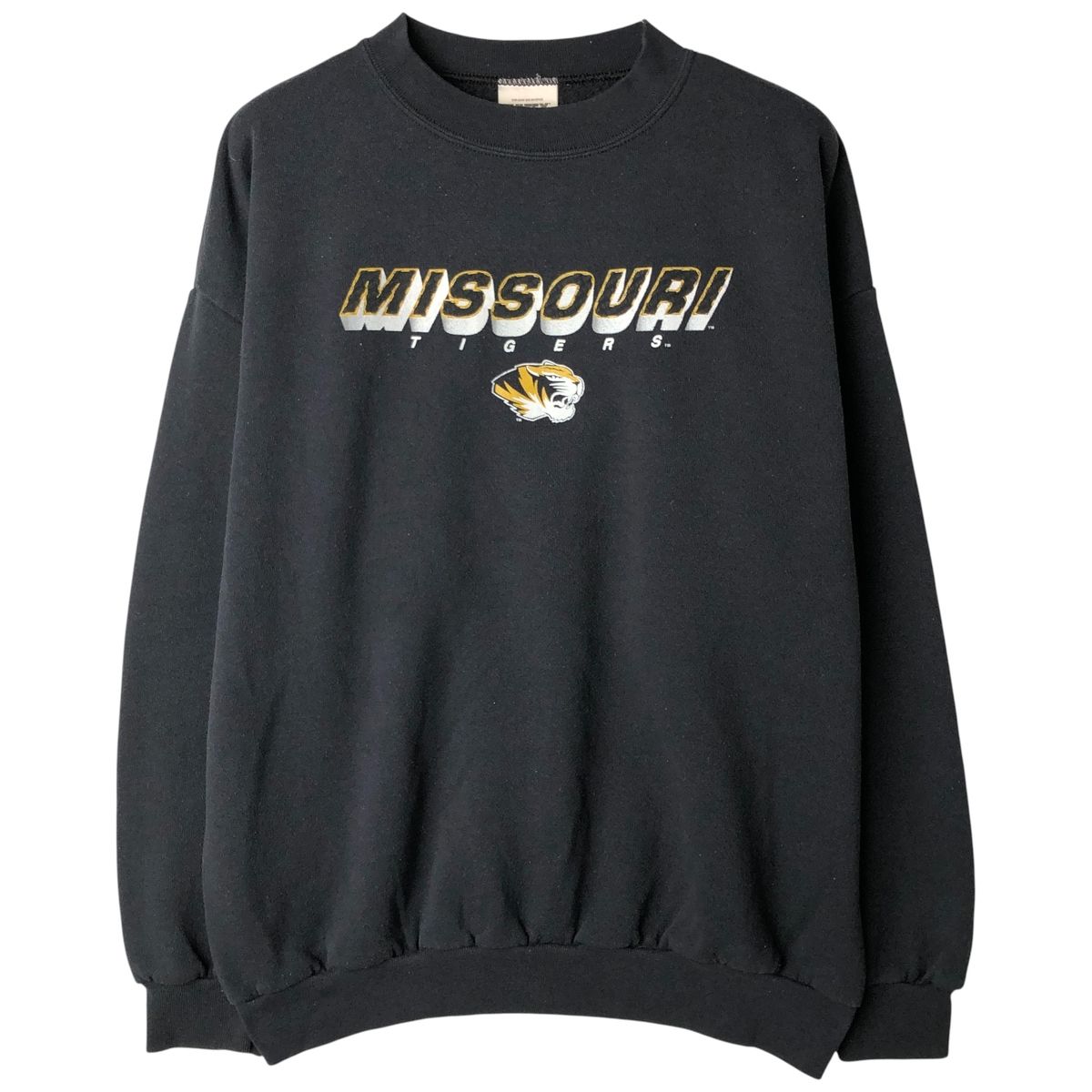 70s 80s TULTEX ビンテージ カレッジ スウェット ブラック 60s 古着 90年代 タルテックス Tultex MAXIMUM SWEATS カレッジスウェット