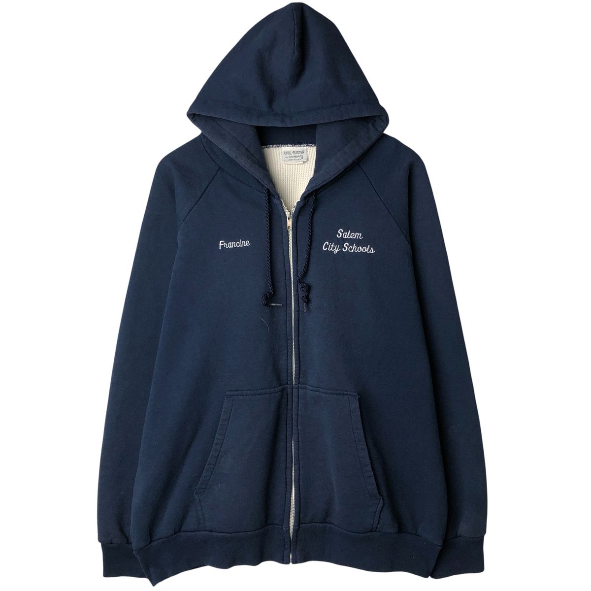 古着 90年代 CHILL-BUSTER BY CAMBER II スウェットフルジップパーカー