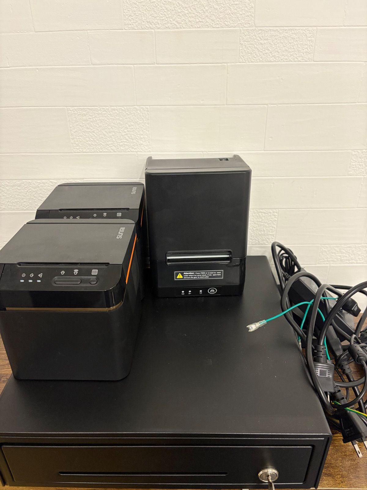 キャッシュドロワー レシート/キッチンクラウドプリンターセット