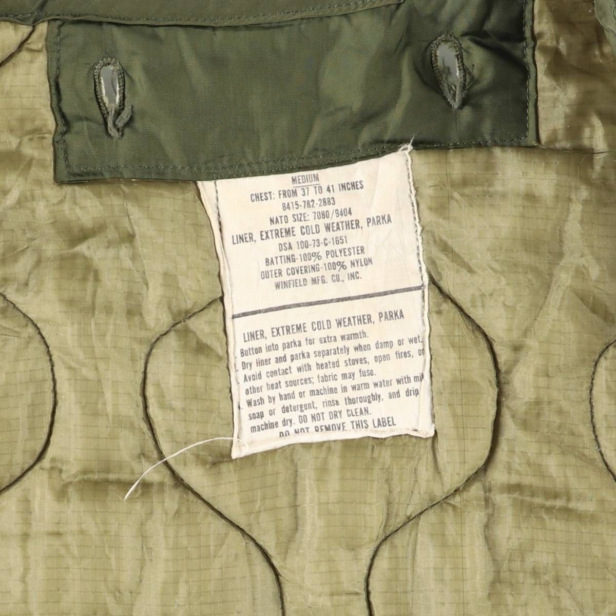 古着 70年代 米軍実品 迷彩柄 ERDL 古着 70年代 米軍実品 リップストップ ミリタリー ライナージャケット メンズM相当 ヴィンテージ/eaa458734 グリーンリーフカモ リップストップ