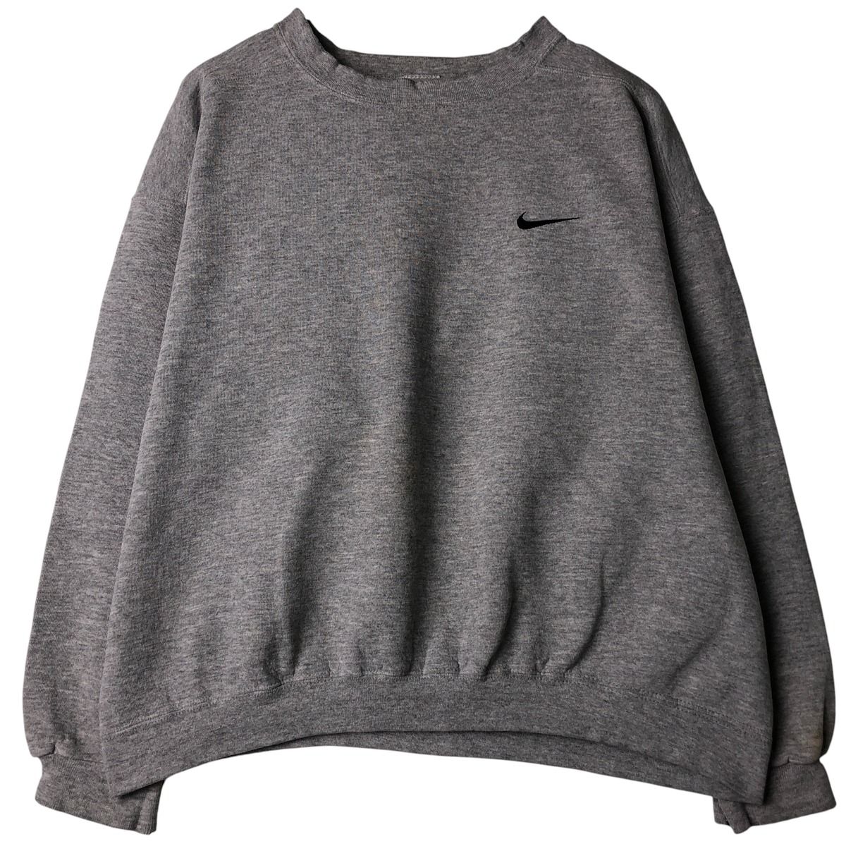古着 90年代 ナイキ NIKE ワンポイントロゴスウェットシャツ 