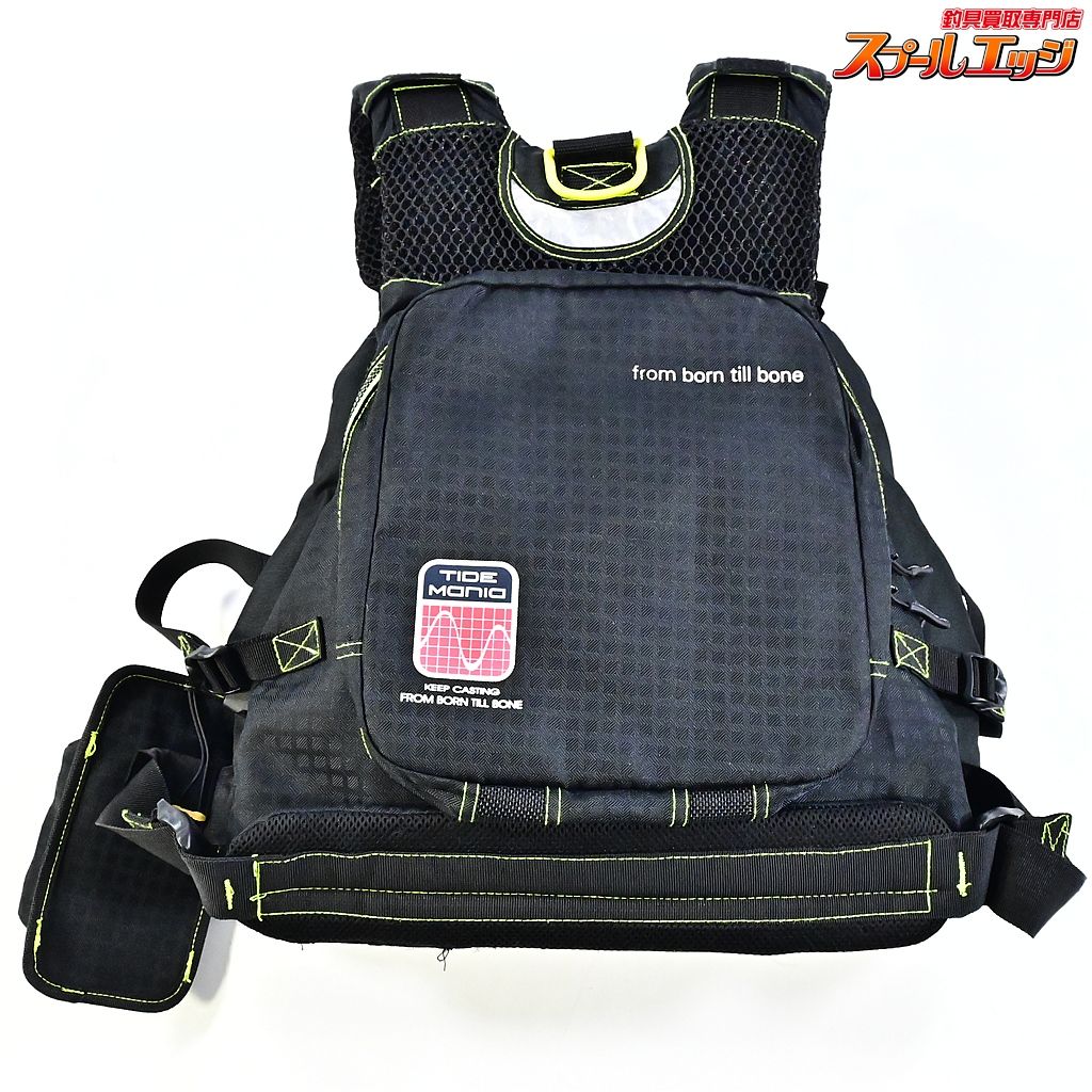 【マズメ】 MZX タイドマニア ライフジャケット MZXLJ-089 ブラックx