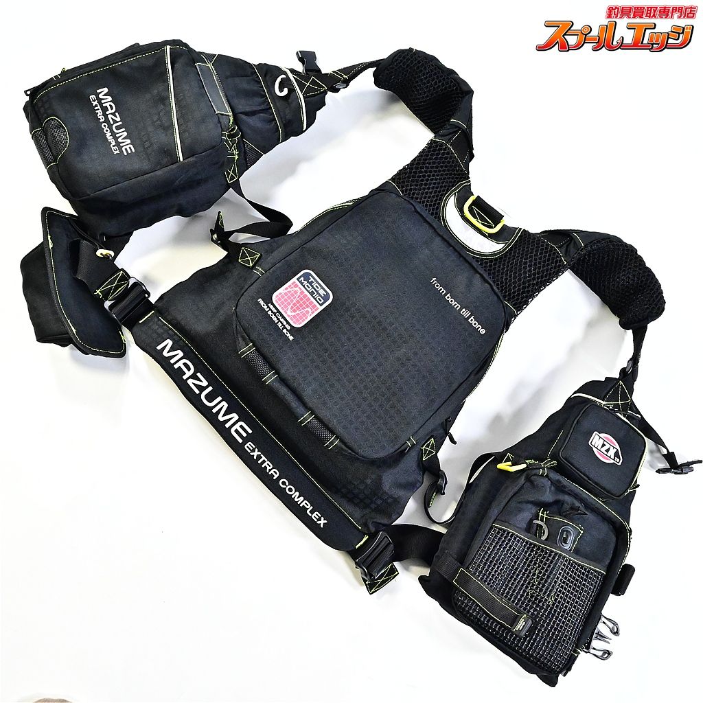【マズメ】 MZX タイドマニア ライフジャケット MZXLJ-089 ブラックx
