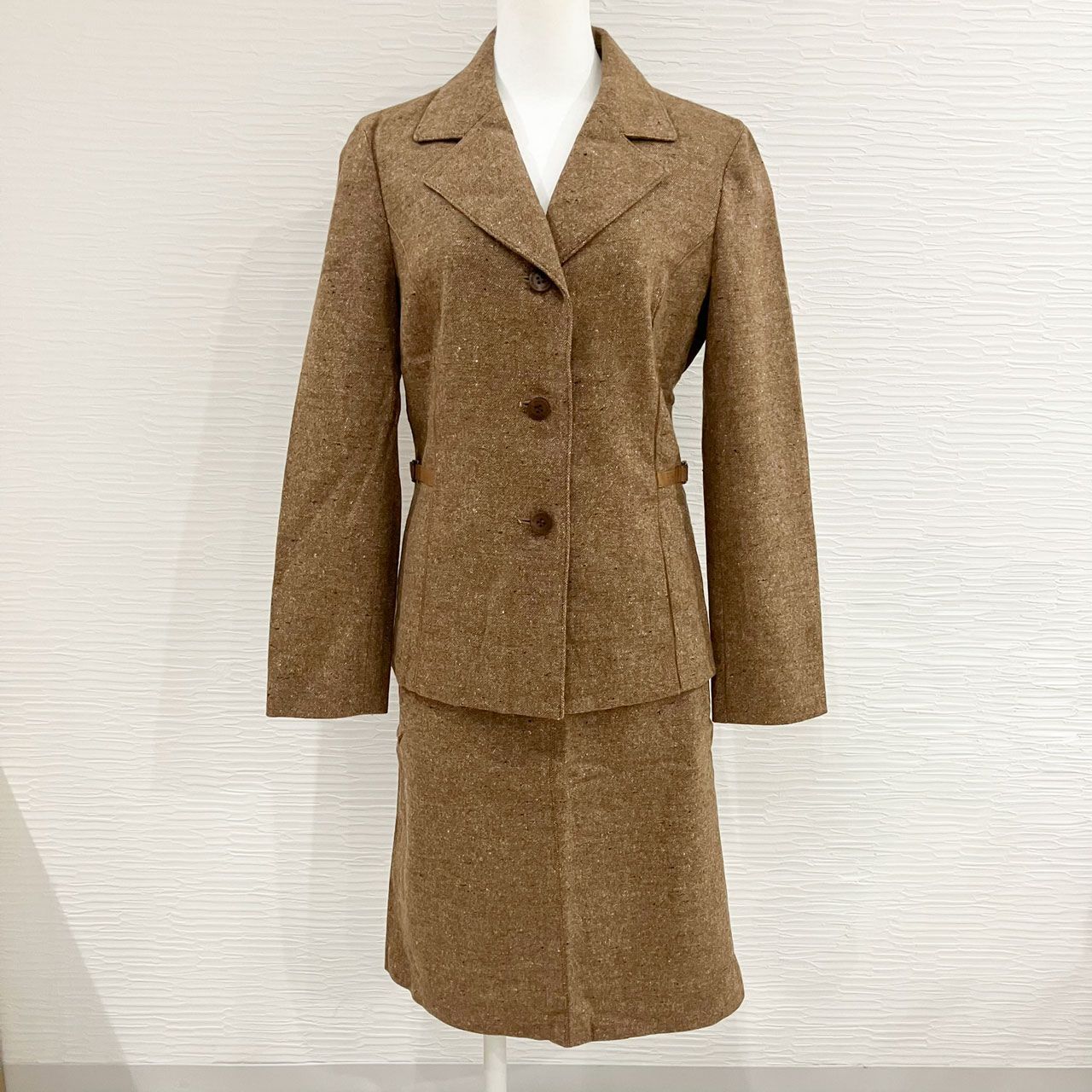 Burberry ツイードジャケットスカートセット BURBERRY・バーバリーブルーレーベル・ツィードジャケット／スカート