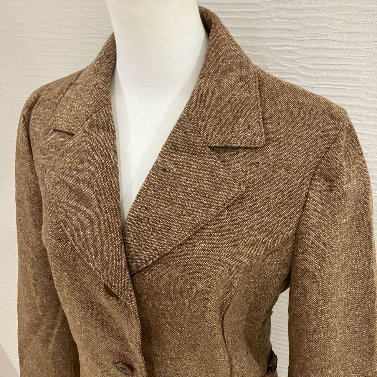 BURBERRY・バーバリーブルーレーベル・ツィードジャケット／スカート