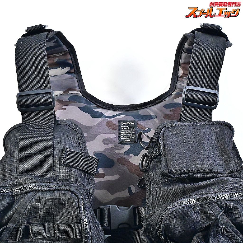 【ダイワ】 フロートゲームベスト DF-6206 ブラック フリー