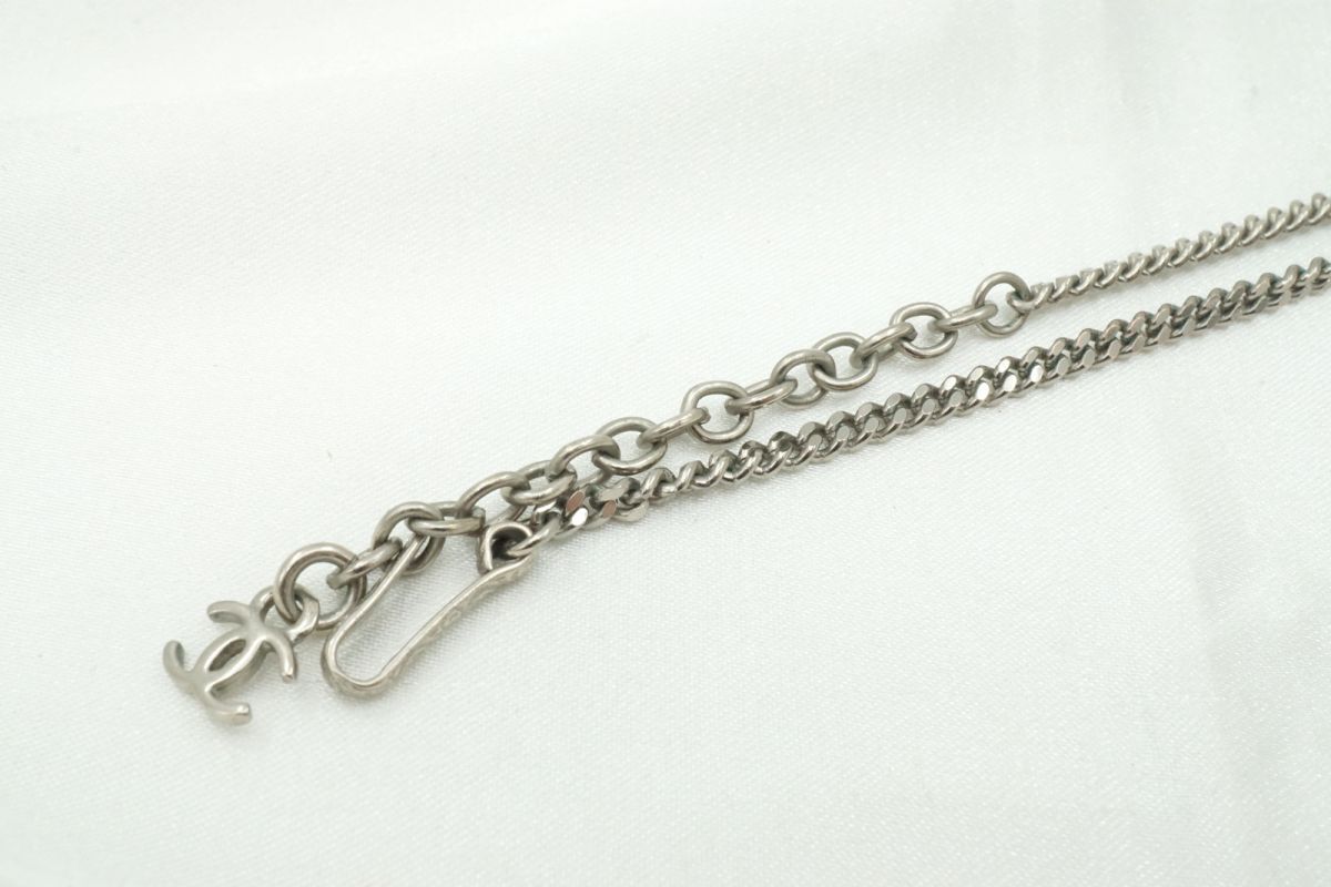 シャネル ロゴプレート ネックレス ペンダント ココマーク 31 5 19