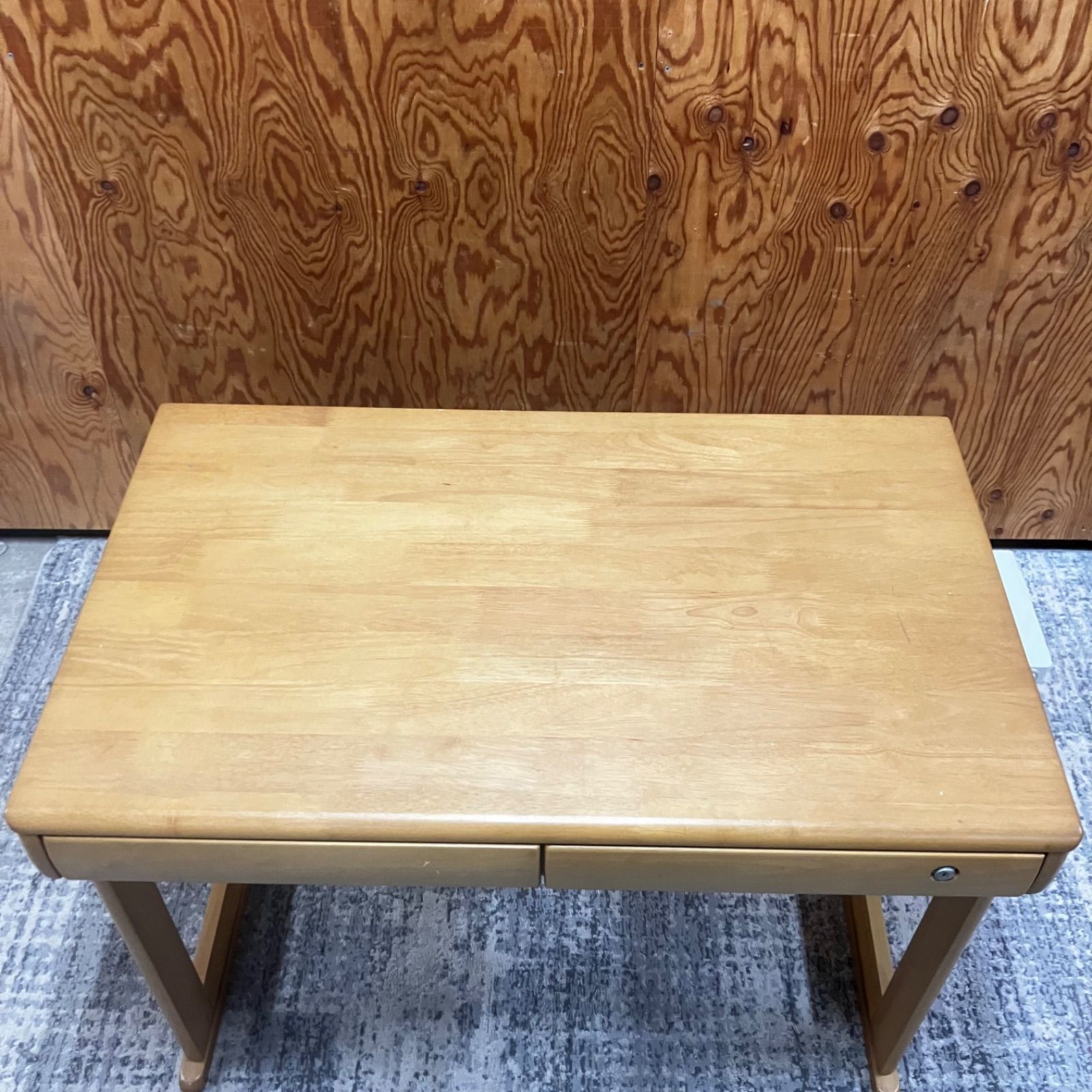 値下げ交渉可能】KOIZUMIコイズミ 学習机 木製デスク 引き出し2 電源4