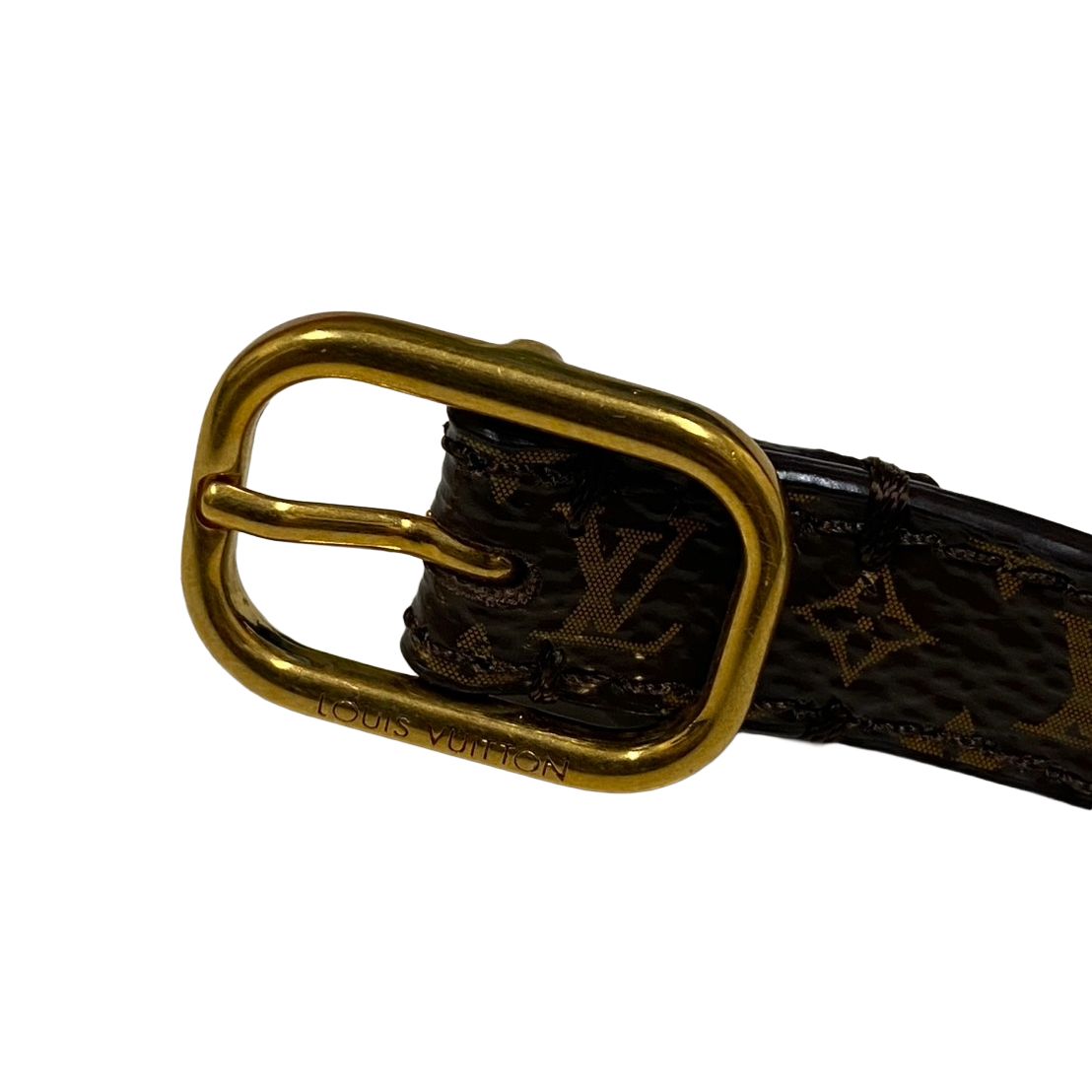 ルイヴィトン LOUIS VUITTON モノグラム ストライプ シャツ ワンピース