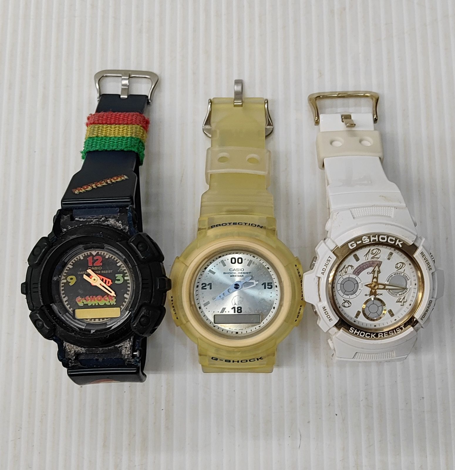 ジャンク品・動かない】CASIO G-SHOCK AW-560 AW-500NS AW-590LC 3本