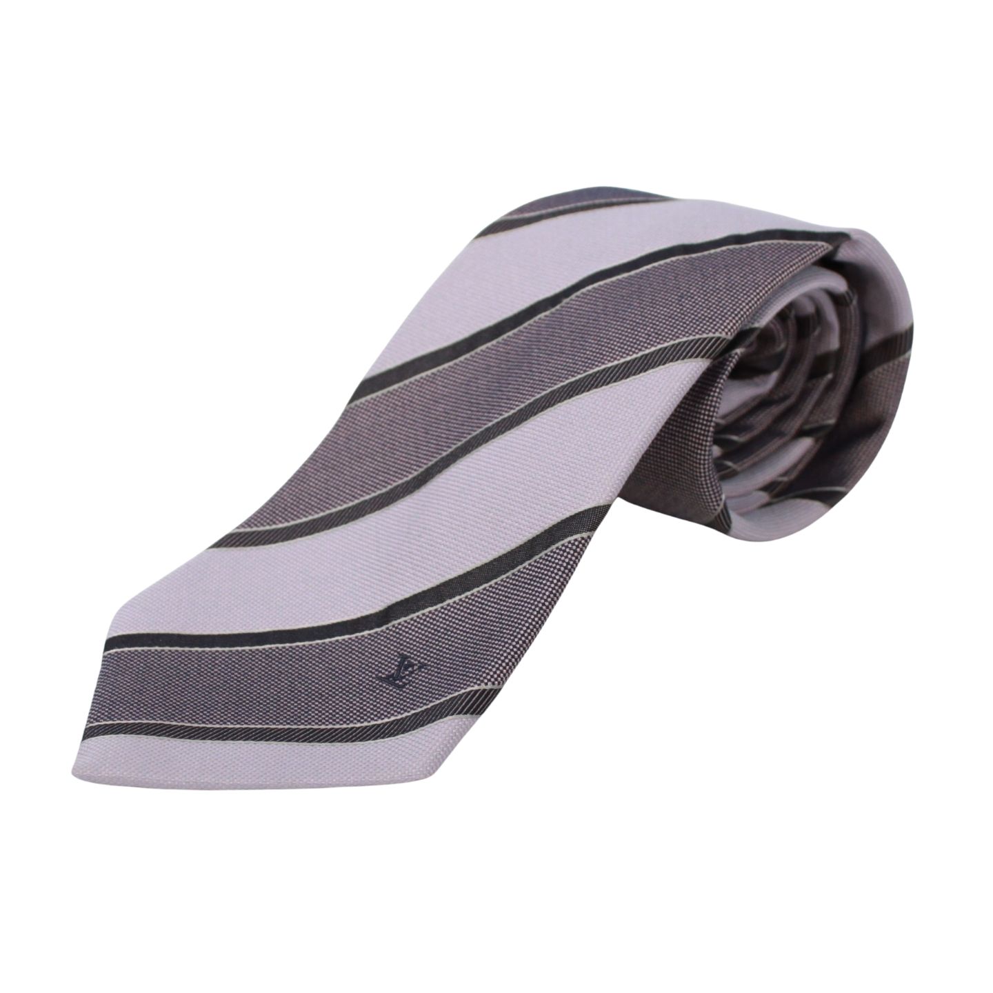 LOUIS VUITTON ルイ・ヴィトン ネクタイ シルク パープル【中古