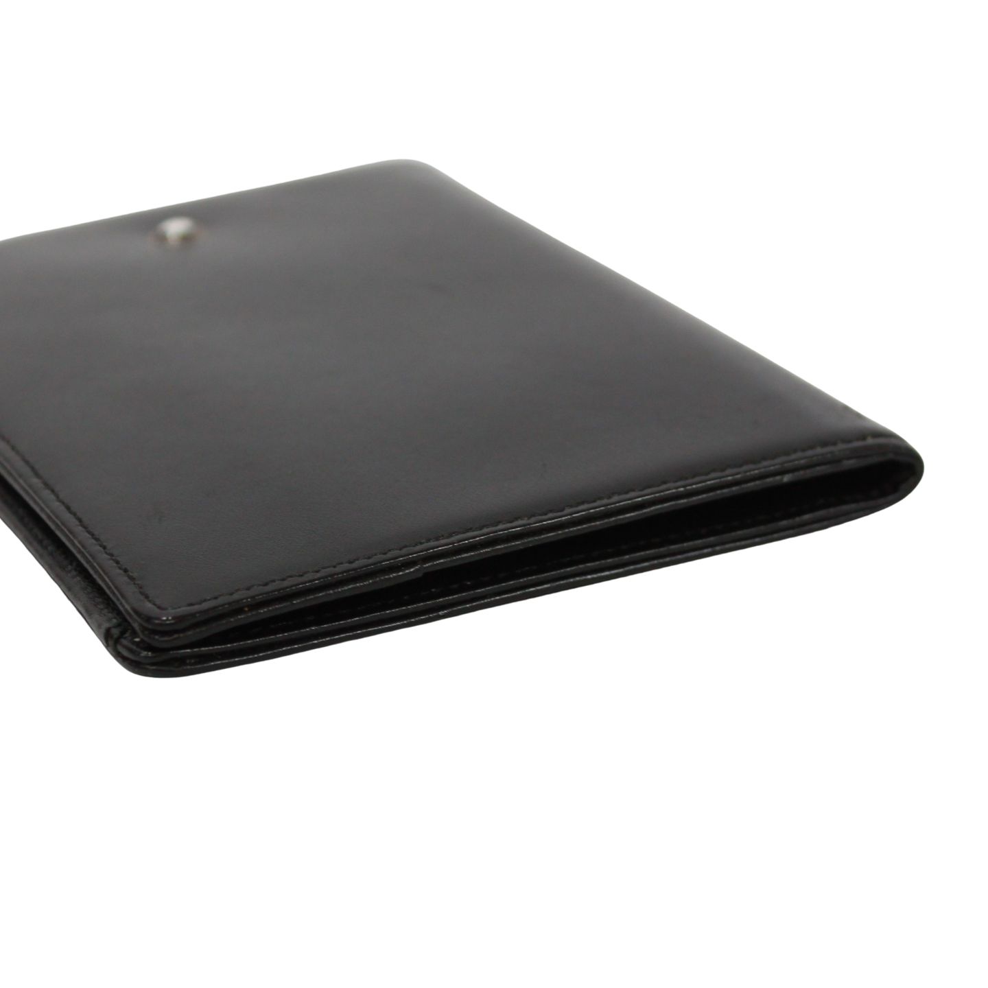 中古　MONTBLANCモンブラン　パスポートケース　ブラック MONTBLANC モンブラン パスポートケース パスケース レザー ブラック