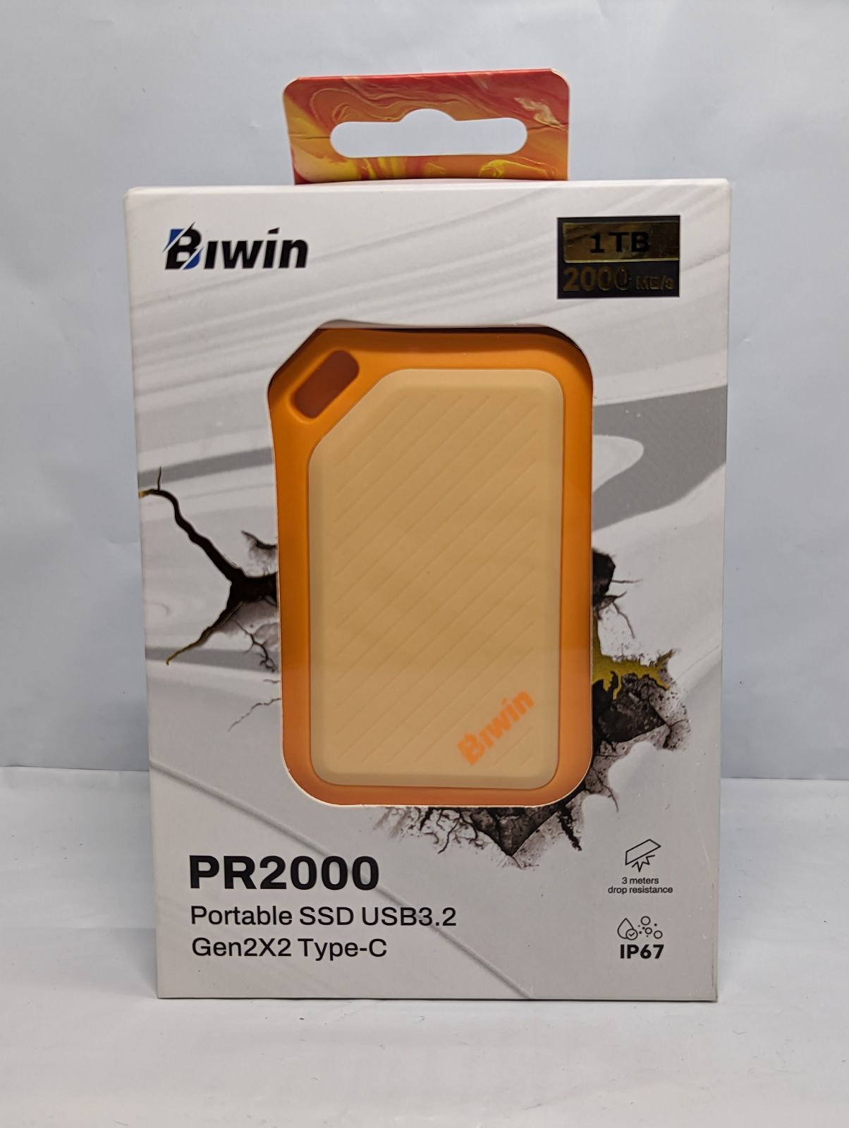 Biwin 外付けSSD 1TB PR2000 オレンジ 新品未開封】Biwin 外付けSSD 1TB PR2000 オレンジ - メルカリ