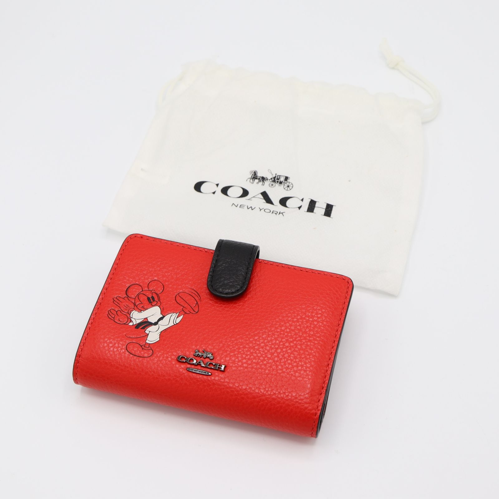 コーチ ミッキー 財布 COACHコーチ ディズニーミッキーマウスパッチ
