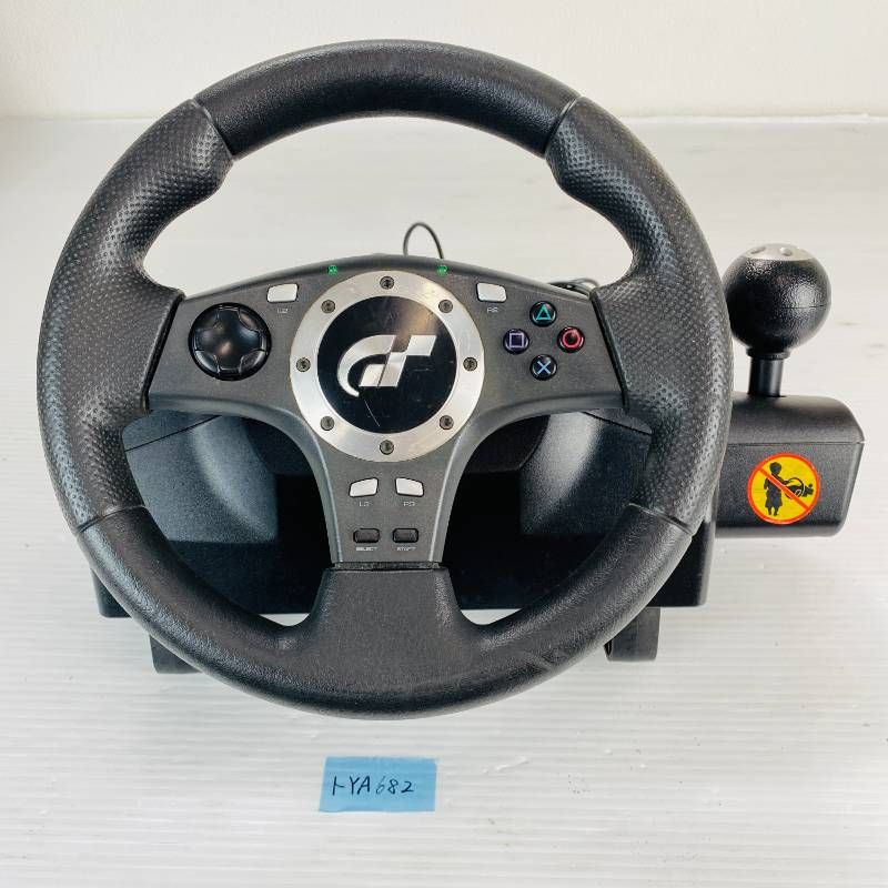 ◇トYA682【3点セット】Logicool GT Force Pro ハンドル ペダル 電源