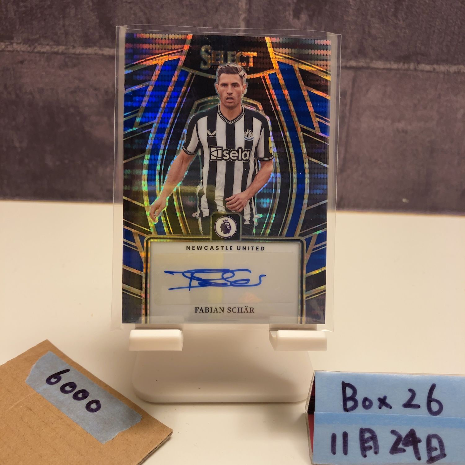 2023 Panini Select Premier League Fabian Schar 直筆サインカード