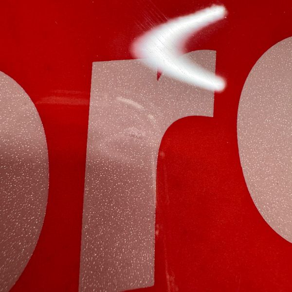 Supreme/シュプリーム【13SS】Glass Ashtray/ガラス トレー/レッド