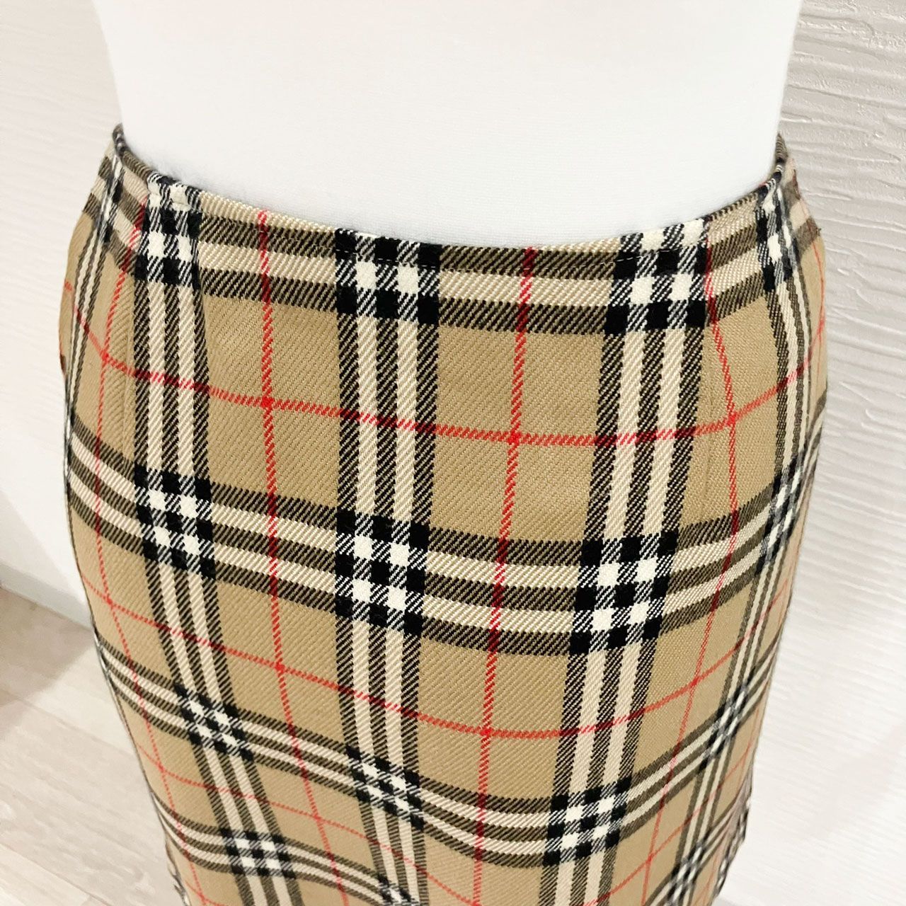 BURBERRY・バーバリーブルーレーベル・巻きスカート・ノバチェック