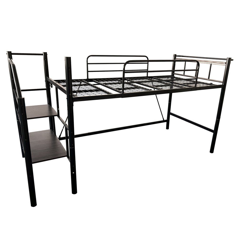 メッシュ床板・Sシングル ロフトベッド パイプベッド シングル 耐荷重