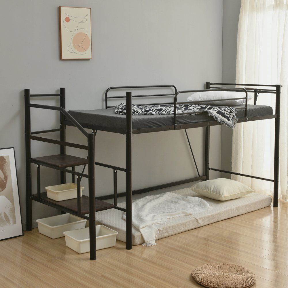 メッシュ床板・Sシングル ロフトベッド パイプベッド シングル 耐荷重