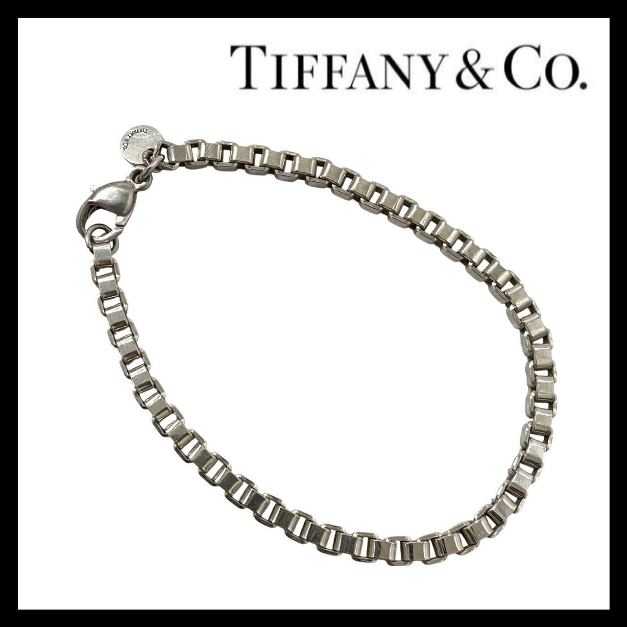 Tiffany&Co. ベネチアンブレスレット SV925 留め具不良有 TIFFANY&Co.】ベネチアン ブレスレット SV925 SILVER/シルバー 総重量