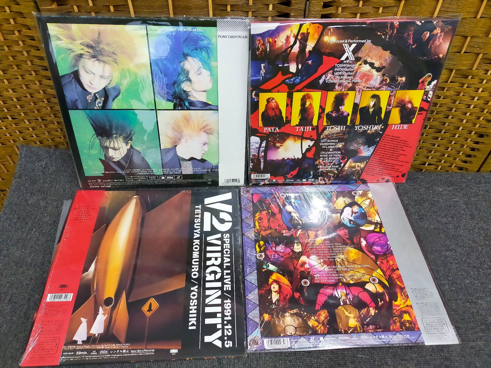 X JAPAN BY-SEXUAL レーザーディスク 4枚セット VISUAL SHOCK