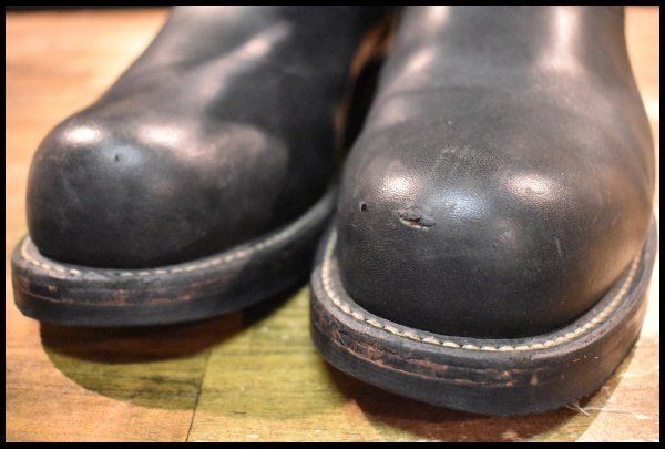 7.5E 良品 白タグ】Chippewa チペワ エンジニア 27863 黒 ブラック 