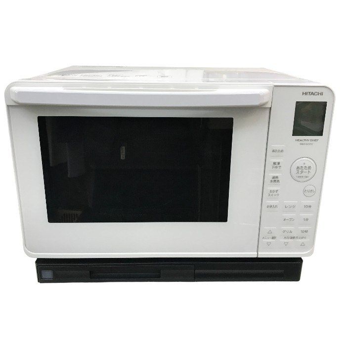 日立 過熱水蒸気オーブンレンジ ヘルシーシェフ 22L MRO-S23YC-W 中古 