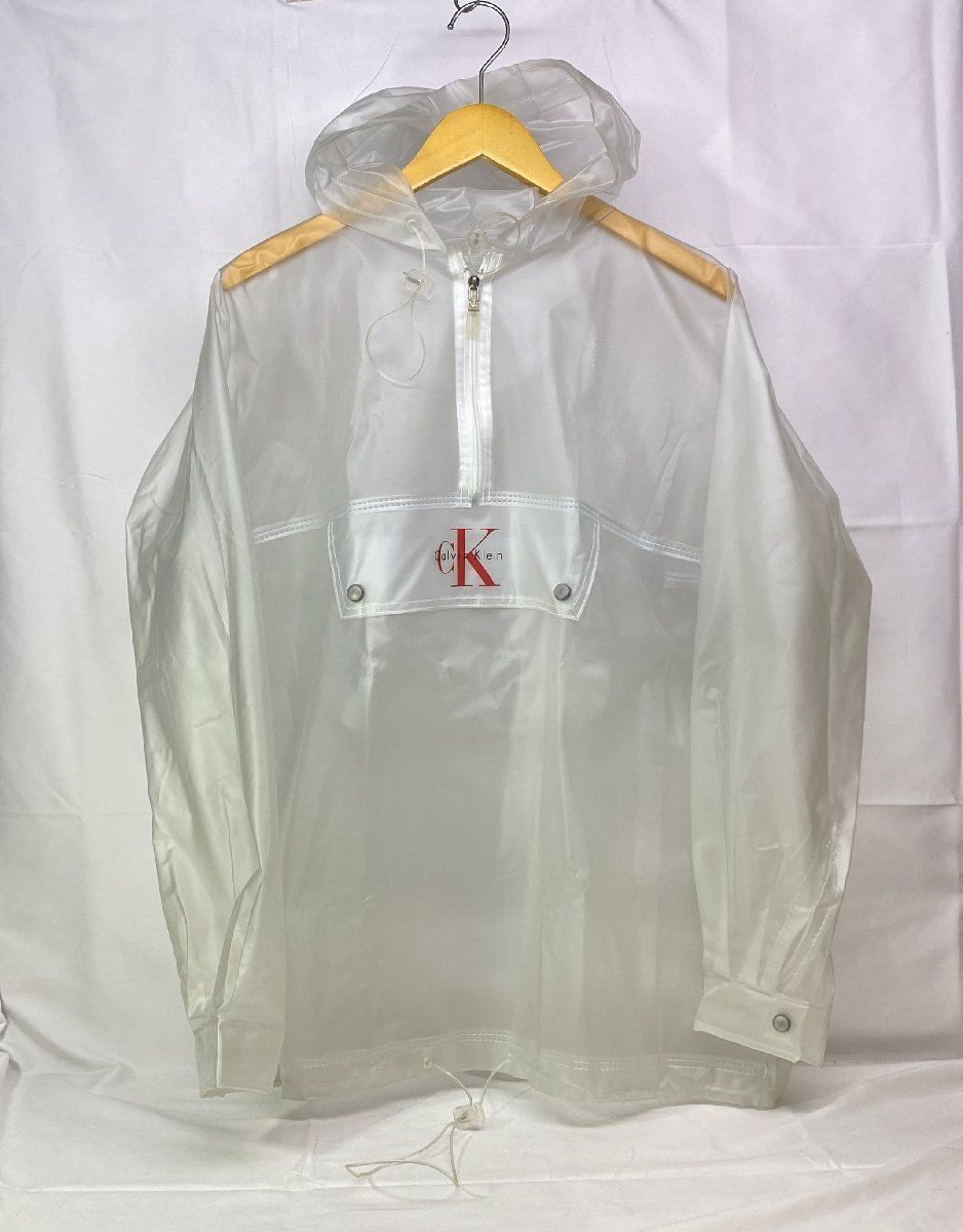 CK Calvin Klein カルバンクライン ロゴプリント PVC クリア